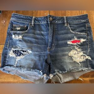 American Eagle distressed Jean Shorts
